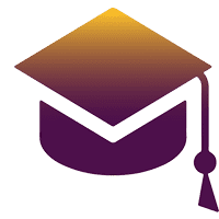 Symbol of graduation cap